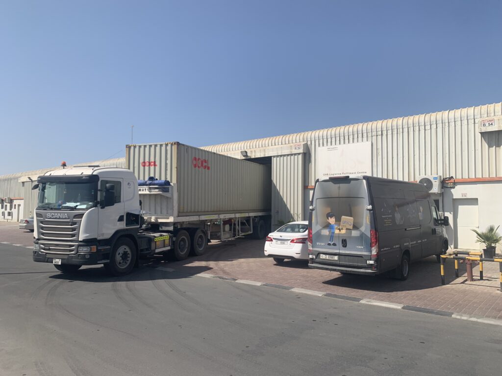 loading or Offloading container in GHSL fulfilment Centre - Sea Freight by GHSL