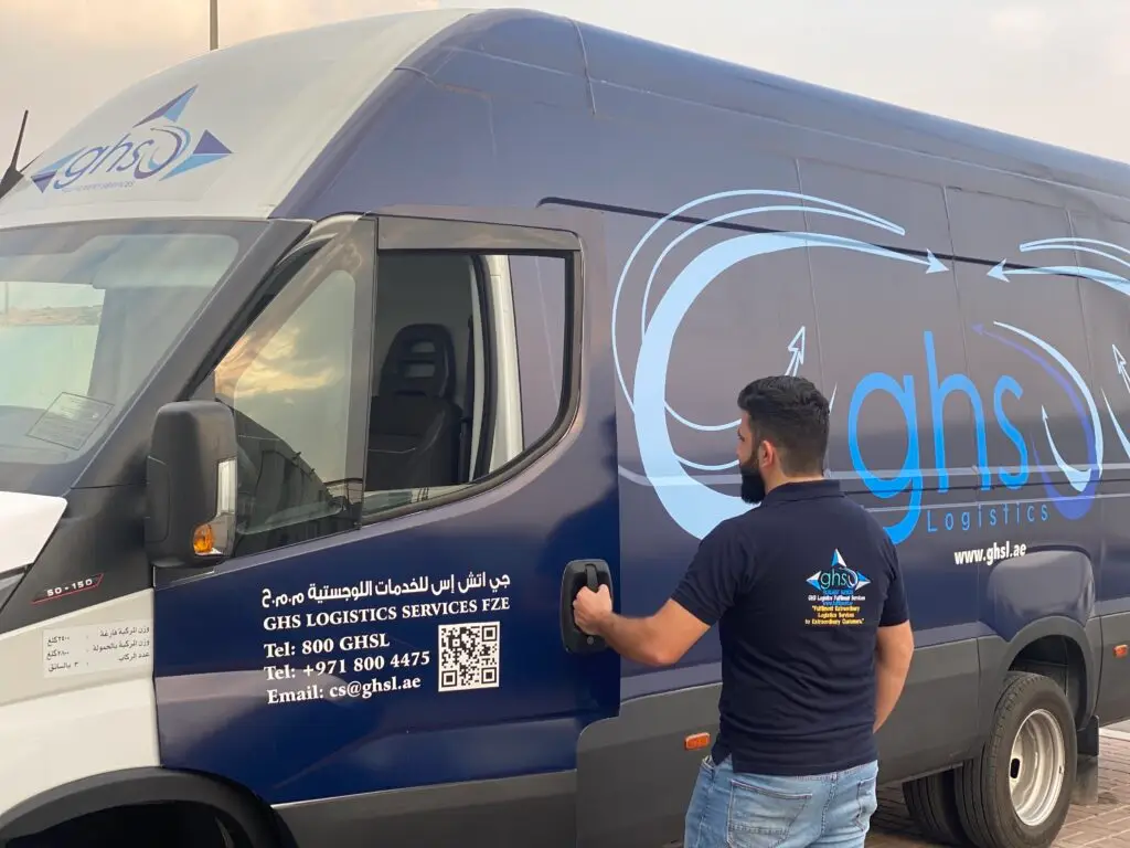 GHS Logistics Ground Transport van